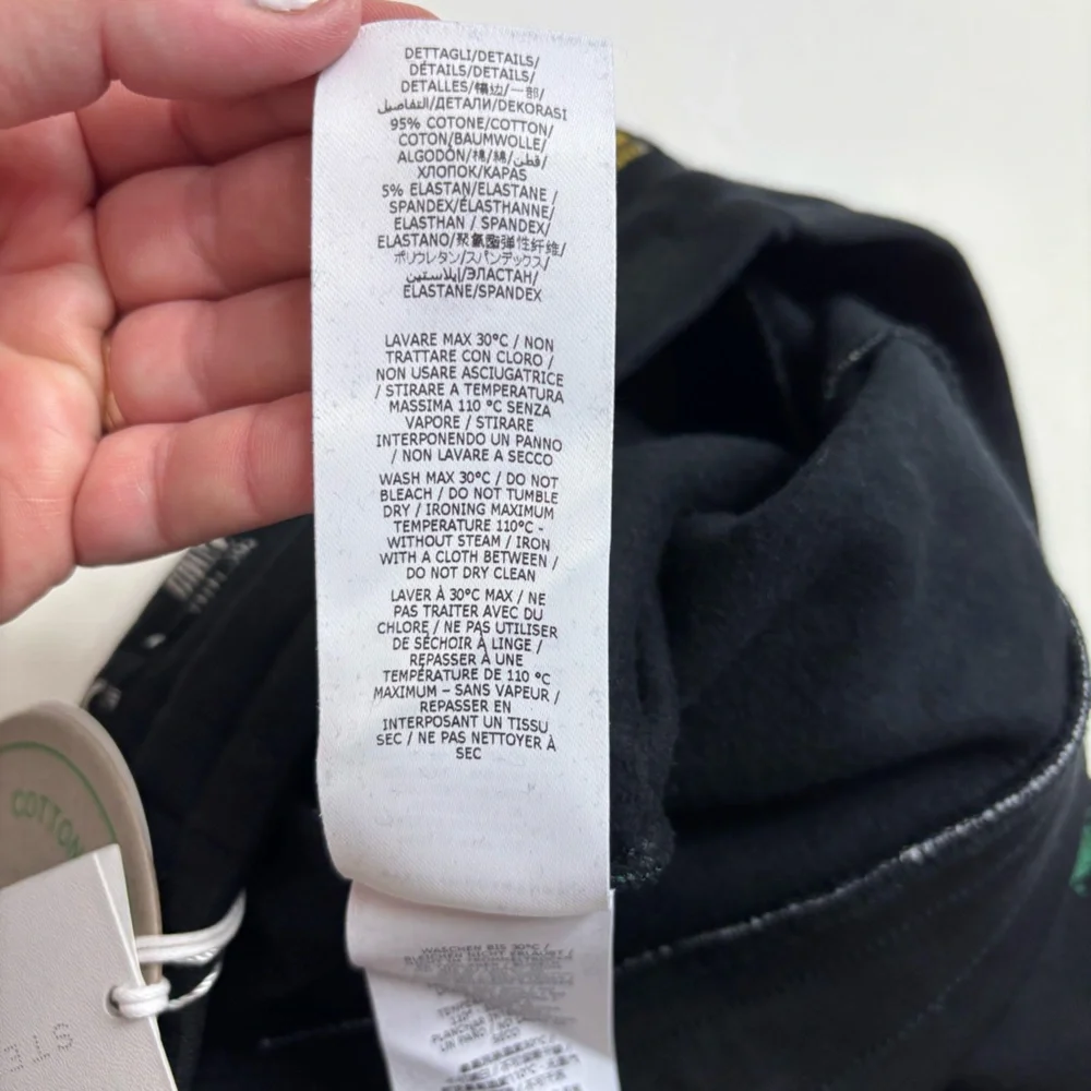 New! Stella McCartney spray paint sweatpants